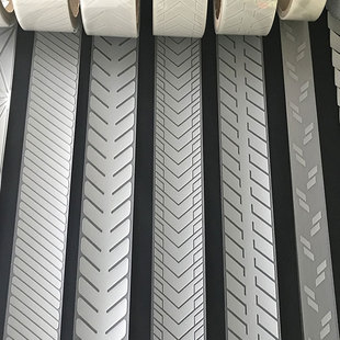 亮银华体会平台-华体会(中国)热贴膜斜纹刻条 可定制花纹