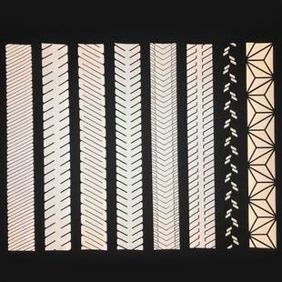 亮银华体会平台-华体会(中国)热贴膜斜纹刻条 可定制花纹