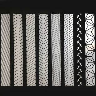 亮银华体会平台-华体会(中国)热贴膜斜纹刻条 可定制花纹