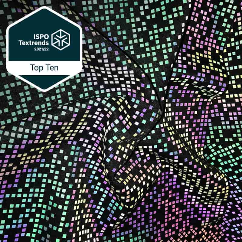 炫彩印花小方格华体会平台-华体会(中国)布