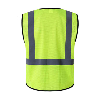 网布透气华体会平台-华体会(中国)背心施工交通安全荧光骑行马甲