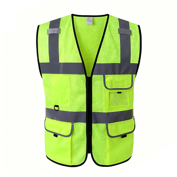 网布透气华体会平台-华体会(中国)背心施工交通安全荧光骑行马甲