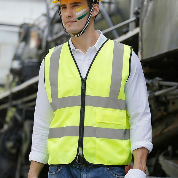 交通环卫施工华体会平台-华体会(中国)马甲安全背心带口袋