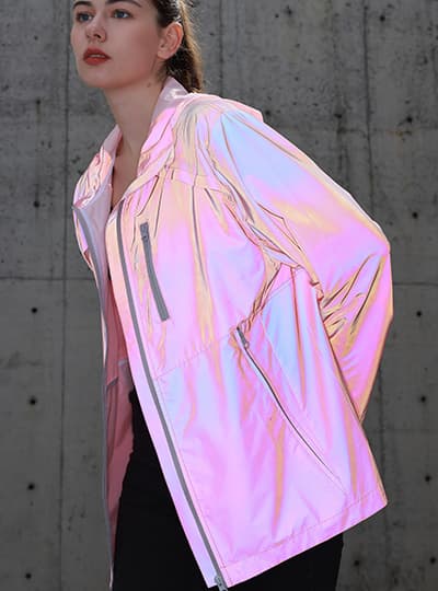 时尚夹克羽绒渐变华体会平台-华体会(中国)面料